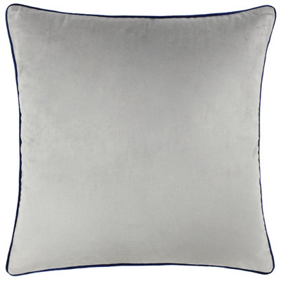 Paoletti Meridian Velvet Piped Feather Filled Cushion