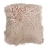 Paoletti Mongolian Natural Sheepskin Polyester Filled Cushion