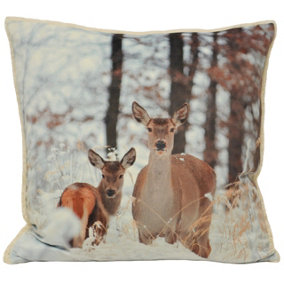 Paoletti Mother and Fawn Animal Cushion Cover