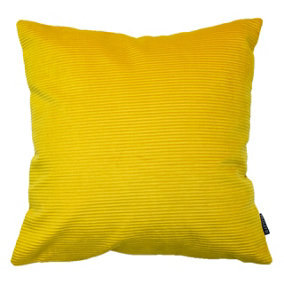 Paoletti Munich Ribbed Corduroy Feather Filled Cushion