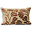 Paoletti Palm Textured Velvet Feather Filled Cushion