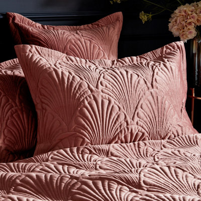 Paoletti Palmeria Quilted Velvet Oxford Pillowcase