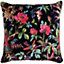 Paoletti Paradise Floral Cotton Velvet Square Cushion Cover