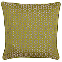 Paoletti Piccadilly Geometric Piped Cushion Cover