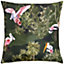Paoletti Platalea Bird Printed UV & Water Resistant Outdoor Polyester Filled Cushion