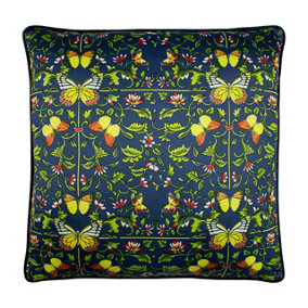 Paoletti Potage Botanical Piped Cushion Cover