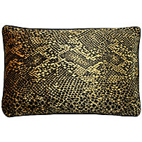 Paoletti Python Piped Jacquard Polyester Filled Cushion