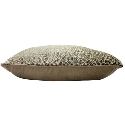 Paoletti Python Snake Skin Piped Cushion Cover