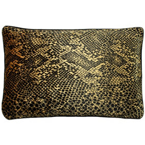 Paoletti Python Snake Skin Piped Cushion Cover