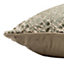 Paoletti Python Snake Skin Piped Feather Filled Cushion