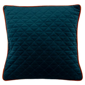 Paoletti Quartz Geometric Quilted Polyester Filled Cushion