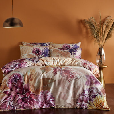 Paoletti Saffa Single Duvet Cover Set, Cotton, Multi