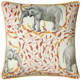 Paoletti Samui Elephant Piped Cushion Cover