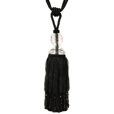 Paoletti Savoy Beaded Tassel Curtain Tie Back