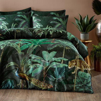 Paoletti Siona Double Duvet Cover Set, Cotton, Multi