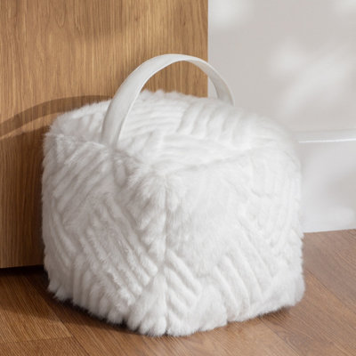 Paoletti Sonnet Cut Faux Fur Doorstop