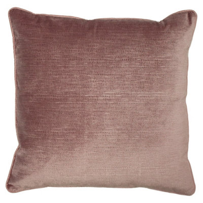 Paoletti Stella Embossed Piped Feather Filled Cushion