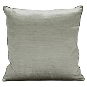 Paoletti Stella Embossed Piped Feather Filled Cushion