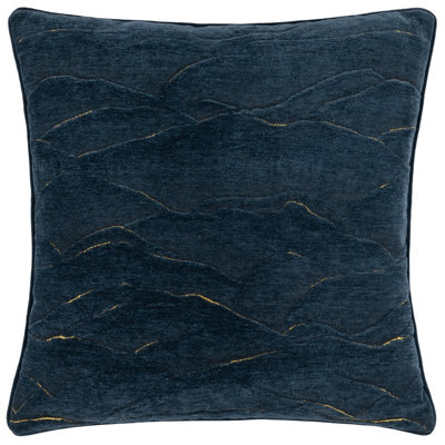 Paoletti Stratus Jacquard Piped Feather Filled Cushion