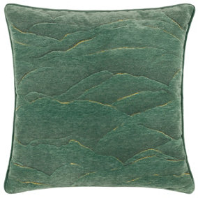 Paoletti Stratus Jacquard Piped Polyester Filled Cushion