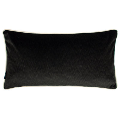 Paoletti Torto Rectangular Opulent Velvet Piped Feather Filled Cushion