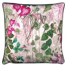 Paoletti Veadeiros Botanical Piped Feather Filled Cushion