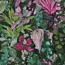 Paoletti Veadeiros Pink Digitally Printed Floral Wallpaper Sample