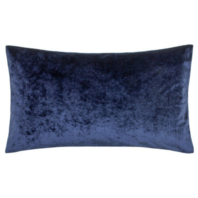 Paoletti Verona Crushed Velvet Rectangular Polyester Filled Cushion ...