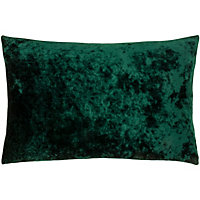 Paoletti Verona Rectangular Crushed Velvet Polyester Filled Cushion