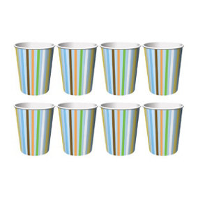 Paper Art 266ml Party Cup (Pack of 8) Multicoloured (One Size)