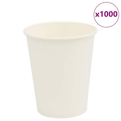 Paper Coffee Cups 1000 pcs 8oz 200ml White