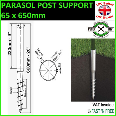 Fence Post Spike Ground Screw Fence Post Support Spikes — Square Anchor ...
