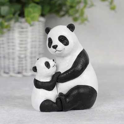 Parent And Baby Panda Ornament With Mini Sentiment Card