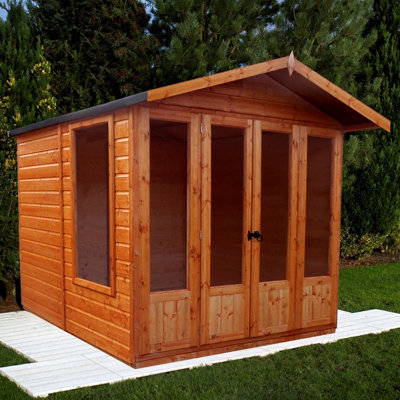 Parham Shiplap Summerhouse Garden Sun Room Approx 7 x 7 Feet