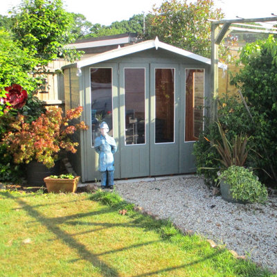 Parham Shiplap Summerhouse Garden Sun Room Approx 7 x 7 Feet