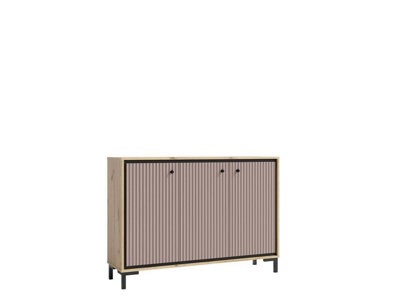 Parii Sideboard Cabinet in Pink - W1300mm H920mm D370mm, Playful and Chic