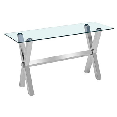 Parini Extending High Gloss Dining Table In Black With Glass Top