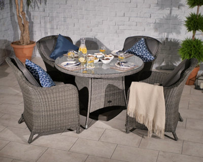 Paris 4 Seater Dining Imperial Set