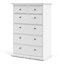 Paris Chest of 6 Drawers in White