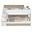Parisot Bibliobed bunkbed with trundle