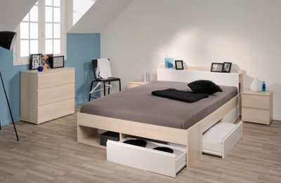 Parisot Most Storage double Bed