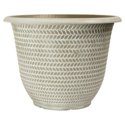 Planter Garden ID Taupe Shiny 35 x 32 cm main image 1