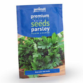 Parsley Plain Leaved Herb Seeds (Approx. 200 seeds) by Jamieson Brothers