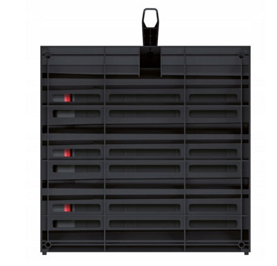 Parts Storage Organiser Tager Case DIY Compartment Cabinet Screws Carry Tool Box Set 1 - 7