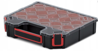 Parts Storage Organiser Tager Case DIY Compartment Cabinet Screws Carry Tool Box Set 3 - 5