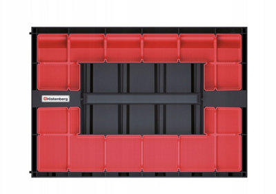 Parts Storage Organiser Tager Case DIY Compartment Cabinet Screws Carry Tool Box Set 3 - 7