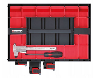 Parts Storage Organiser Tager Case DIY Compartment Cabinet Screws Carry Tool Box Set 4 - 7