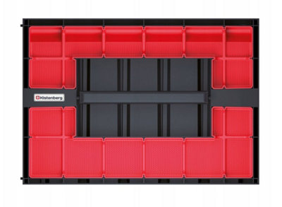 Parts Storage Organiser Tager Case DIY Compartment Cabinet Screws Carry Tool Box Set 4 - 8