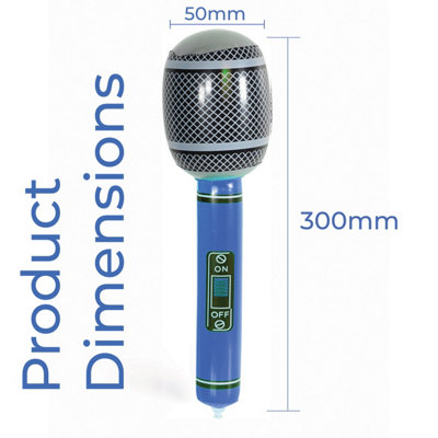 Party Inflatable 30cm Microphone