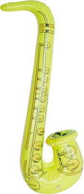 Party Inflatable 70cm Saxophone Yellow